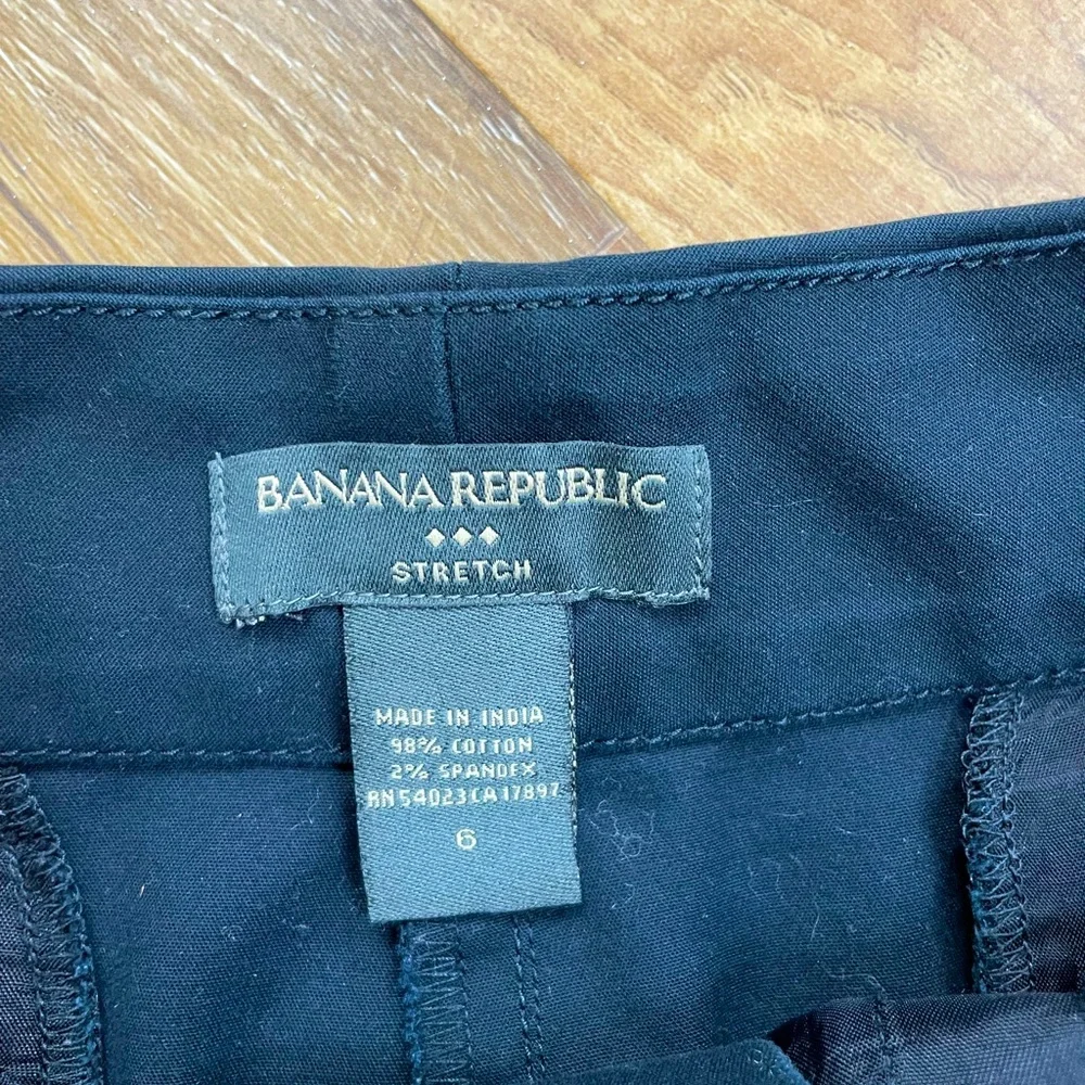 Banana Republic navy blue chino skirt size 6 - Picture 3 of 3